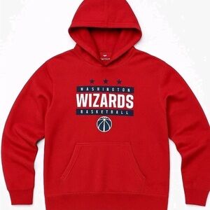 Washington Wizards Red Hoodie Fanatics Men XL Sweatshirt NBA basketball